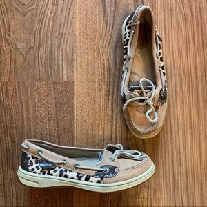 Sperrys with cheetah detail!